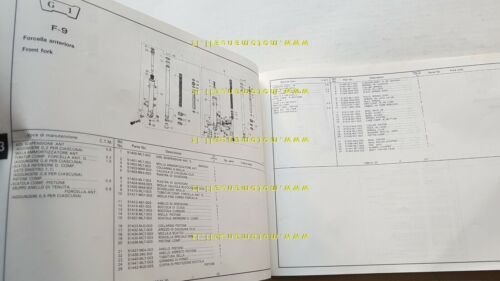 HONDA VFR 750 F 1986 catalogo ricambi ORIGINALE Parts Catalogue