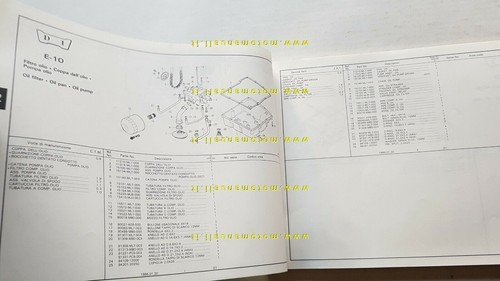 HONDA VFR 750 F 1986 catalogo ricambi ORIGINALE Parts Catalogue