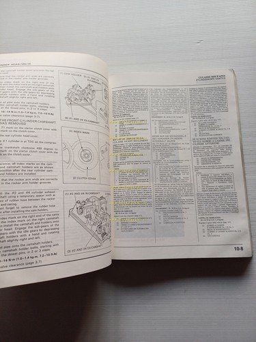 HONDA VFR 750 F 1986 manuale officina ITALIANO originale