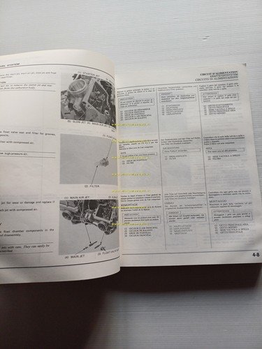 HONDA VFR 750 F 1986 manuale officina ITALIANO originale