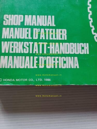 HONDA VFR 750 F 1986 manuale officina ITALIANO originale