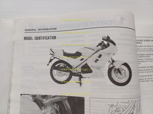 HONDA VFR 750 F 1986 manuale officina ITALIANO originale