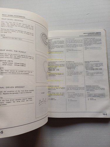 HONDA VFR 750 F 1986 manuale officina ITALIANO originale