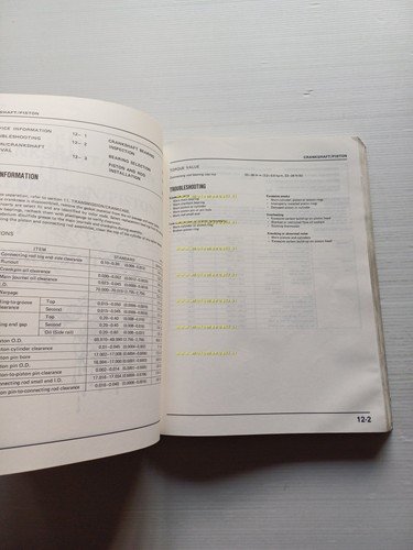 HONDA VFR 750 F 1986 manuale officina ITALIANO originale