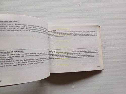 Honda VFR 750 F 1987-88 manuale uso manutenzione italiano originale