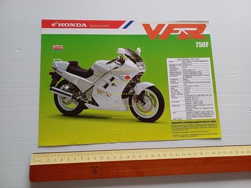 Honda VFR 750 F 1988 depliant italiano originale