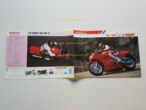 Honda VFR 750 F 1991 depliant italiano originale