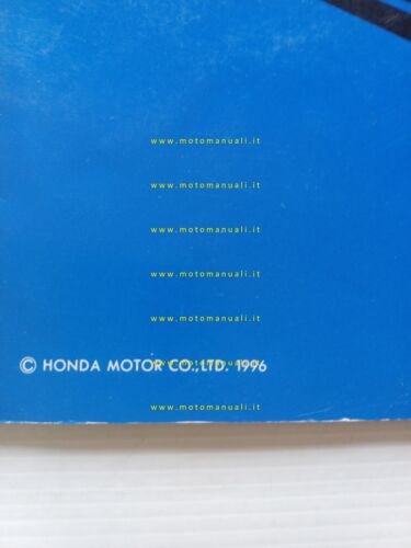 Honda VFR 750 F 1996 aggiornamento SUPPLEMENTO manuale officina originale