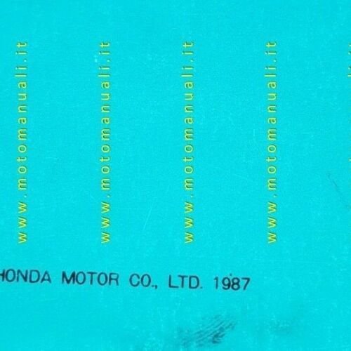HONDA VFR 750 F Interceptor 1987 catalogo ricambi ORIGINALE Parts …