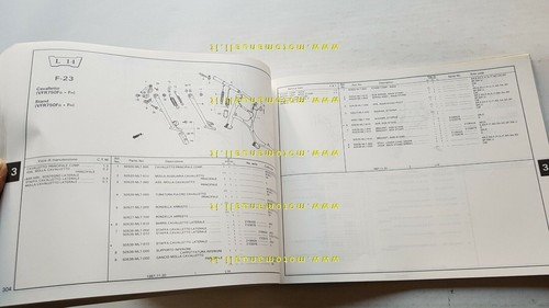 HONDA VFR 750 F Interceptor 1987 catalogo ricambi ORIGINALE Parts …