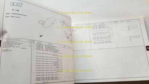 HONDA VFR 750 F Interceptor 1987 catalogo ricambi ORIGINALE Parts …