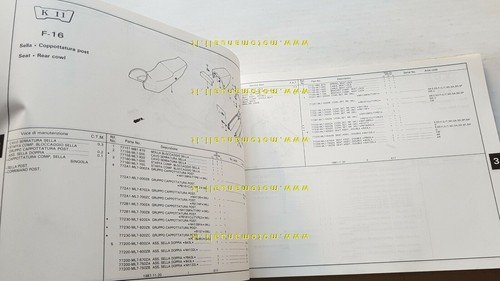 HONDA VFR 750 F Interceptor 1987 catalogo ricambi ORIGINALE Parts …
