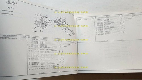 HONDA VFR 750 F Interceptor 1987 catalogo ricambi ORIGINALE Parts …