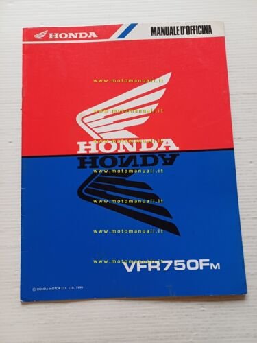 Honda VFR 750 F VARIANTI 1990 manuale officina ITALIANO originale