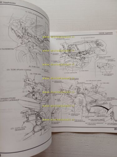 Honda VFR 750 F VARIANTI 1990 manuale officina ITALIANO originale