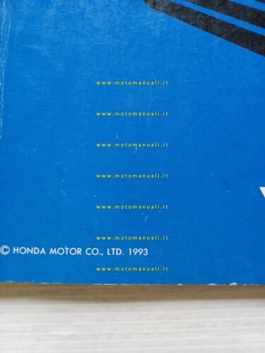 Honda VFR 750 F VARIANTI 1993 manuale officina ITALIANO originale