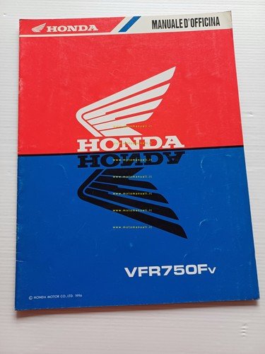 Honda VFR 750 F VARIANTI 1996 manuale officina ITALIANO originale