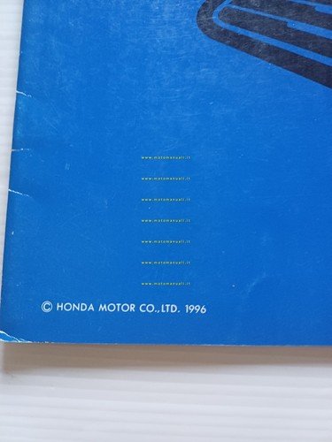 Honda VFR 750 F VARIANTI 1996 manuale officina ITALIANO originale