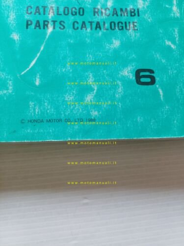 HONDA VFR 750 F - Interceptor 1988 catalogo ricambi originale