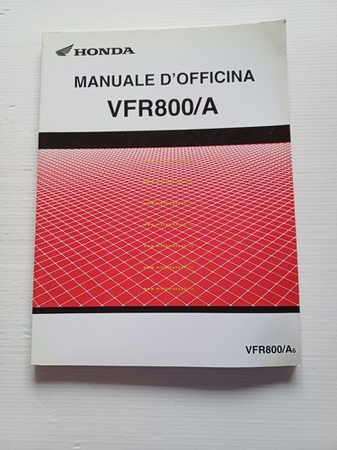 HONDA VFR 800 A 2005 AGGIORNAMENTO manuale officina italliano originale