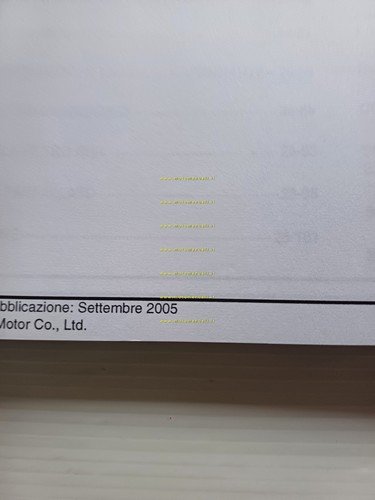 HONDA VFR 800 A 2005 AGGIORNAMENTO manuale officina italliano originale