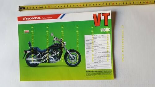 Honda VT 1100 C 1987-88 depliant ITALIANO originale brochure