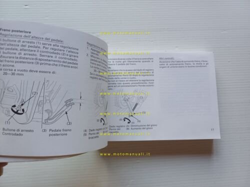 Honda VT 1100 C 1993 Manuale Uso Manutenzione ITALIANO originale