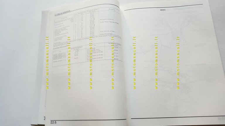 Honda VT 1100 C 1993 varianti SUPPLEMENTO manuale officina originali