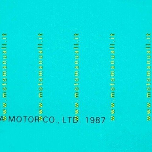 HONDA VT 1100 C SHADOW 1987 catalogo ricambi ORIGINALE Spare …