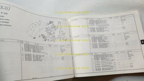 HONDA VT 1100 C SHADOW 1987 catalogo ricambi ORIGINALE Spare …