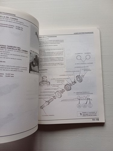 Honda VT 1100 C2 1995 manuale officina italiano originale workshop …