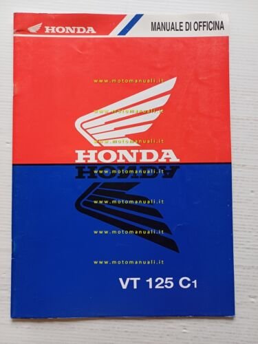 Honda VT 125 C1 VARIANTI 2000 manuale officina ITALIANO originale