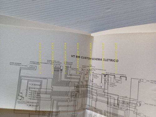 Honda VT 500 C 1984 manuale uso manutenzione originale ITALIANO