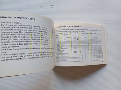 Honda VT 500 C 1984 manuale uso manutenzione originale ITALIANO