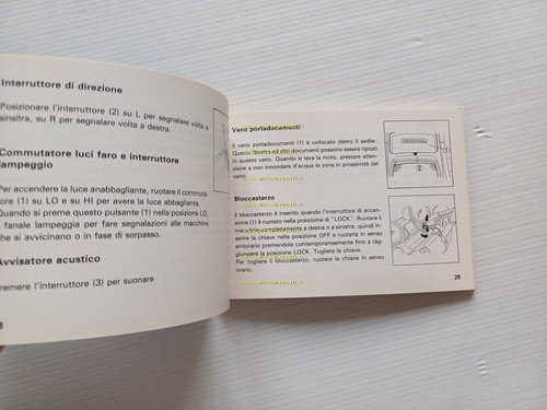 Honda VT 500 C 1984 manuale uso manutenzione originale ITALIANO