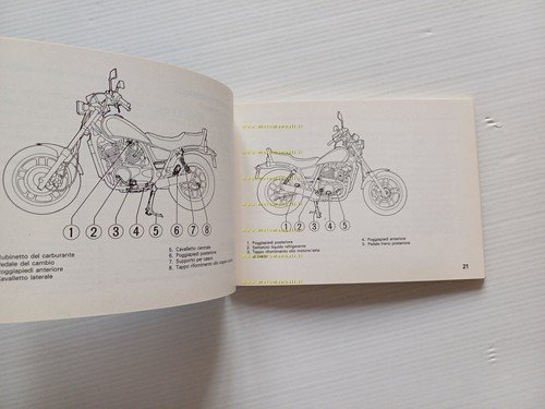 Honda VT 500 C 1984 manuale uso manutenzione originale ITALIANO