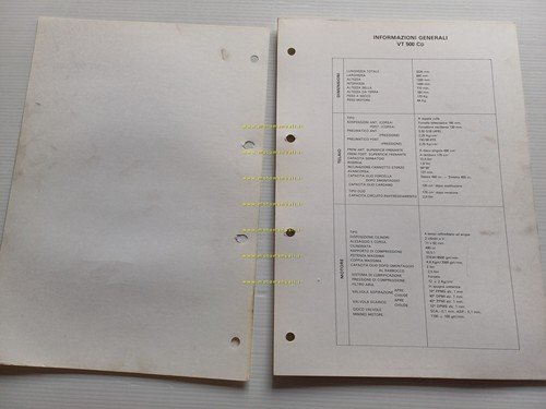 Honda VT 500 C scheda informazioni tecniche manuale officina italiano …