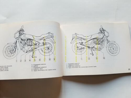 Honda VT 500 E 1983 manuale uso manutenzione libretto originale …