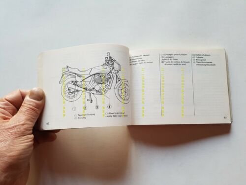 Honda VT 500 E 1983 manuale uso manutenzione moto originale …