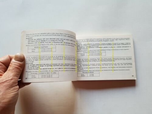 Honda VT 500 E 1983 manuale uso manutenzione moto originale …