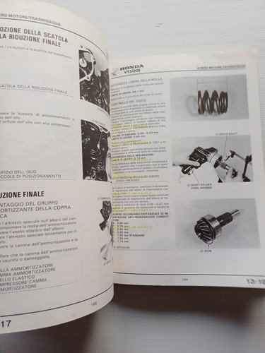 HONDA VT 500 E 1985 manuale officina ITALIANO originale