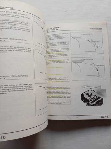 HONDA VT 500 E 1985 manuale officina ITALIANO originale