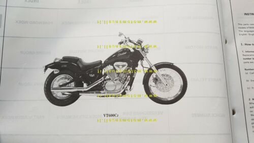 HONDA VT 600 C 1988 catalogo ricambi ORIGINALE Spare Parts …