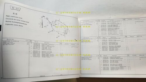 HONDA VT 600 C 1988 catalogo ricambi ORIGINALE Spare Parts …