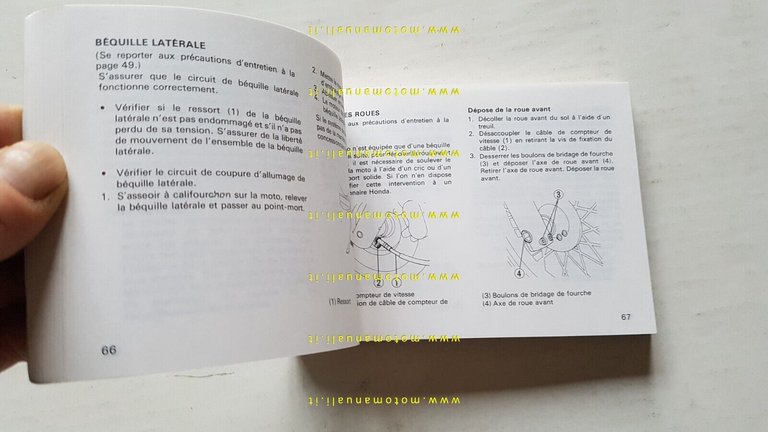 Honda VT 600 C 1989 manuale uso manutenzione libretto ITALIANO …