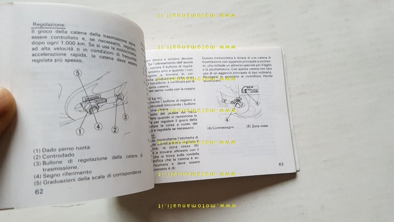 Honda VT 600 C 1989 manuale uso manutenzione libretto ITALIANO …