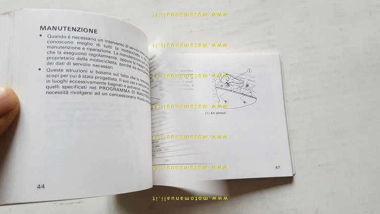 Honda VT 600 C 1989 manuale uso manutenzione libretto ITALIANO …