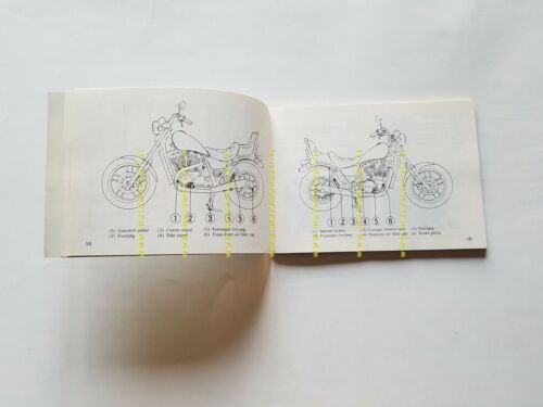 Honda VT 700 C Shadow 1985 manuale uso inglese originale …