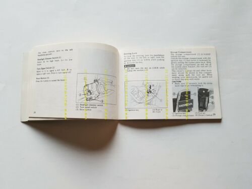 Honda VT 700 C Shadow 1985 manuale uso inglese originale …