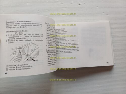 Honda VT 750 C Shadow 2000 manuale uso manutenzione libretto …